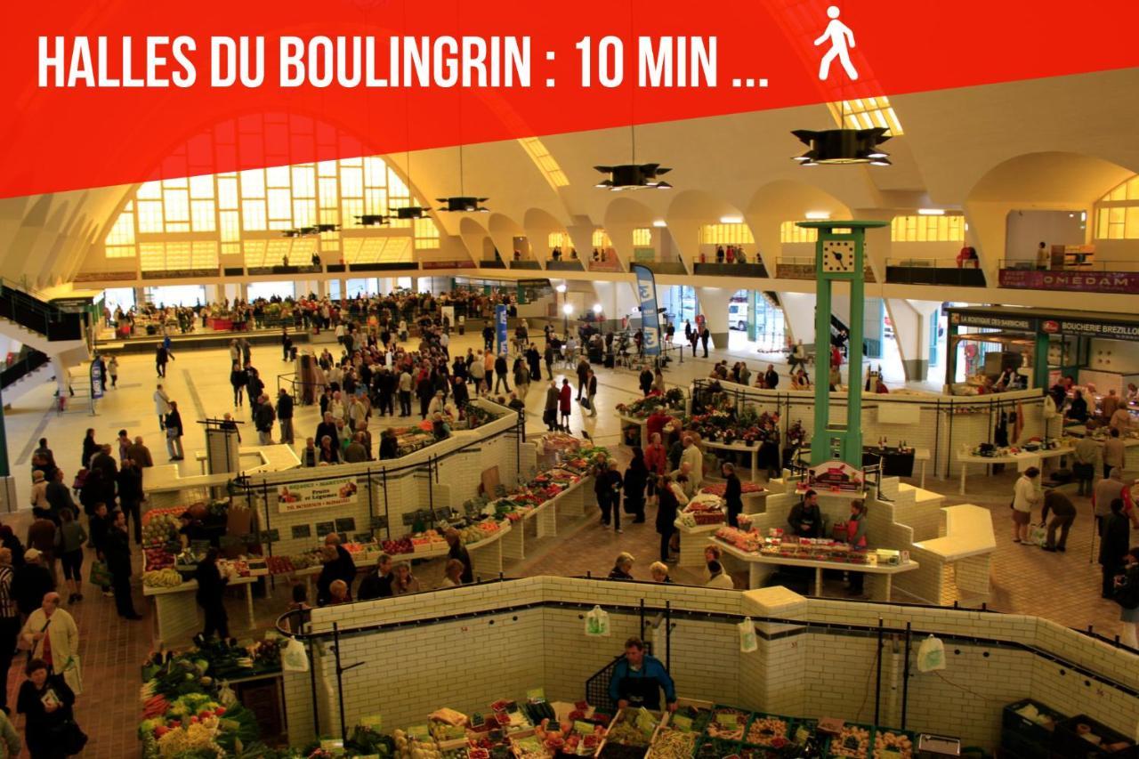 Explorereims - Studio Magique Proche Gare Et Centre Bagian luar foto